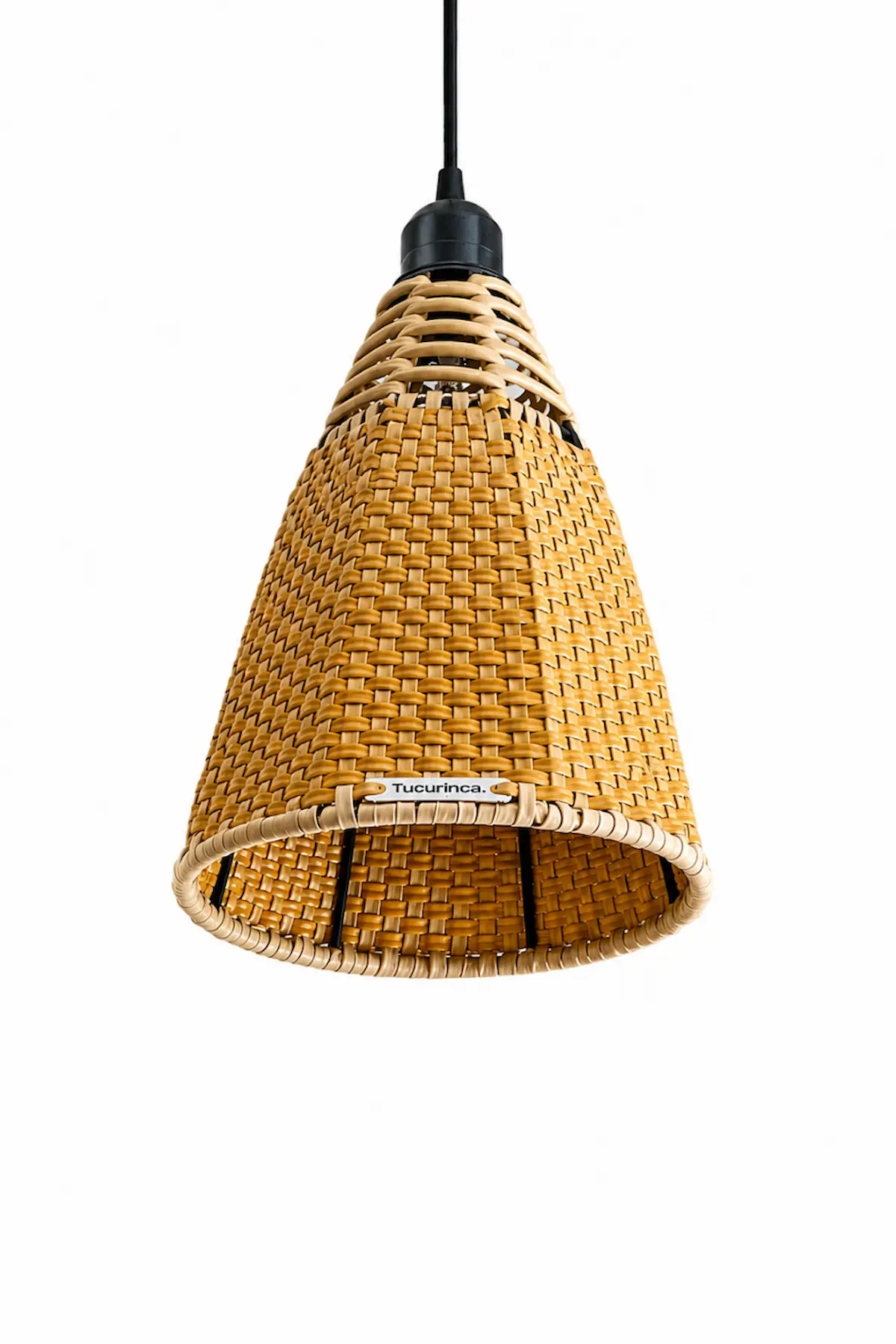 Lámpara colgante Kogui para interior o terraza-Mostaza Beige